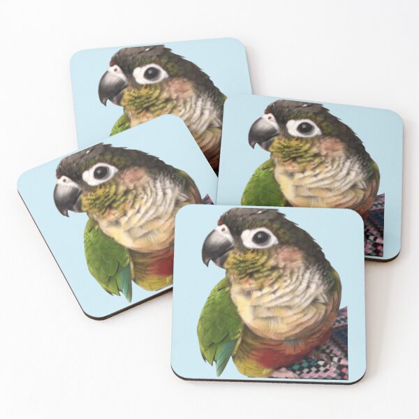 Item preview, Yellow Sided Green Cheek Conure parrot | Conure | Small Parrot | Parakeet | Parrot lover designed and sold by TatianaLG.