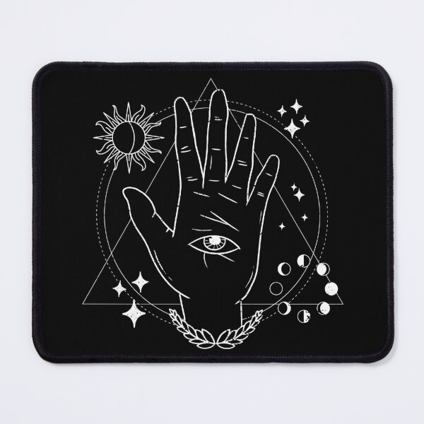 Item preview, Mystical illustration with an eye in the palm designed and sold by Rob-Son.