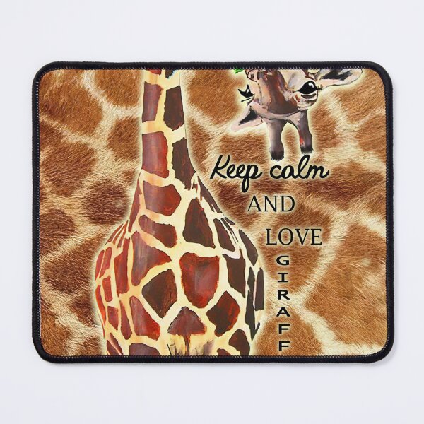 Item preview, Giraffe cute Calm And Love Me designed and sold by JANELLE8877.