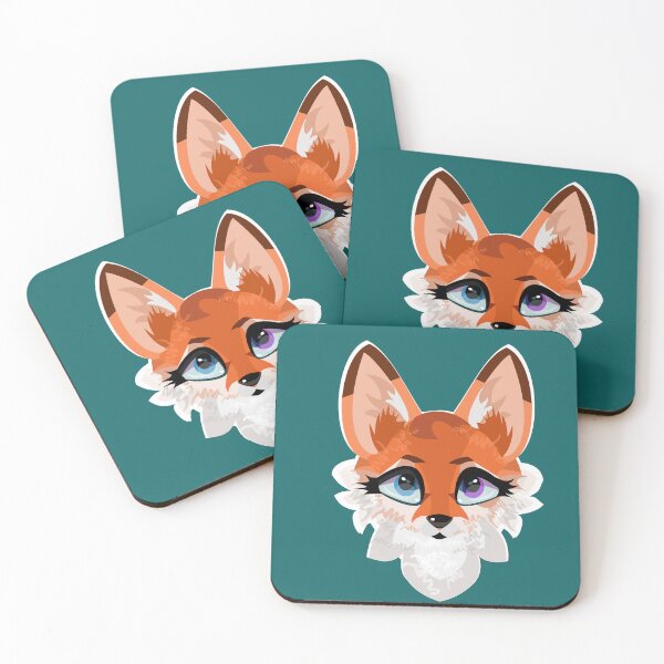 Item preview, Vixen Girly Fox with heterochromia designed and sold by argyled.