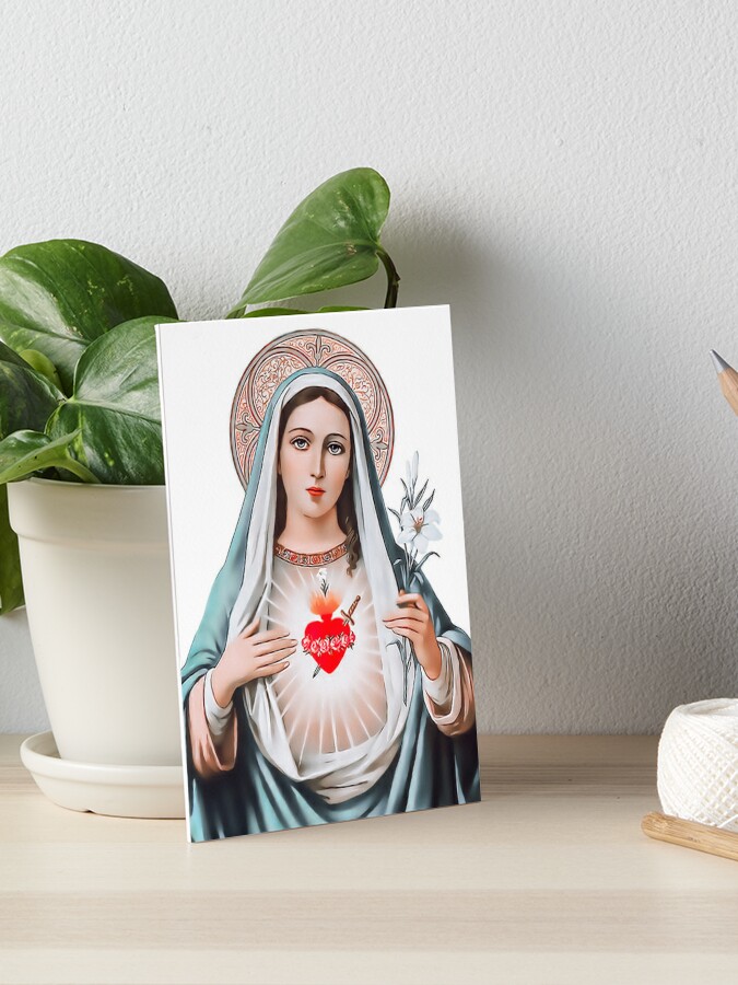 Catholic Art Print Cute Notebook Virgin Mary Art Notebook With 