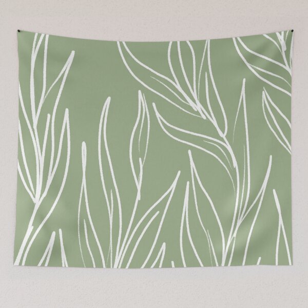 Item preview, Sage Green Contemporary Plants designed and sold by MaiZephyr.