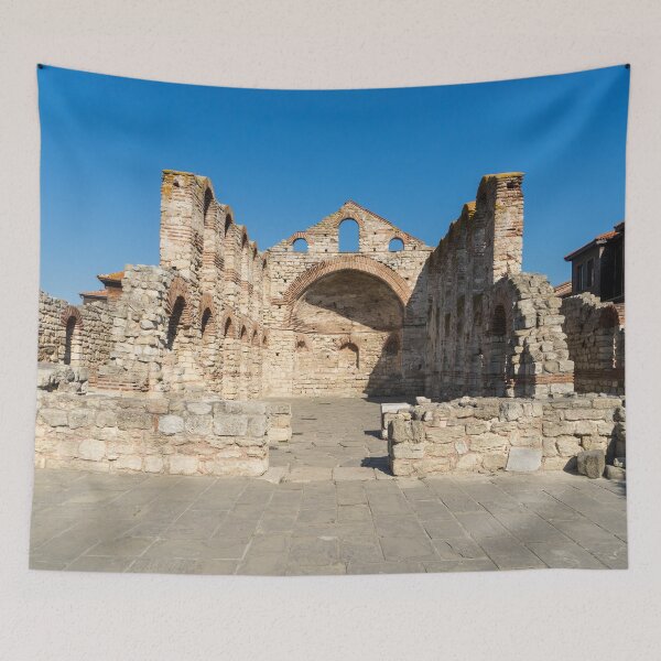 Item preview, Hagia Sophia Church Ruins - Nessebar UNESCO World Heritage Landmarks designed and sold by Georgia Mizuleva.