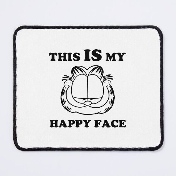 Item preview, Garfield - This is My Happy Face Perfect Gift Fan designed and sold by SimoneKebler.
