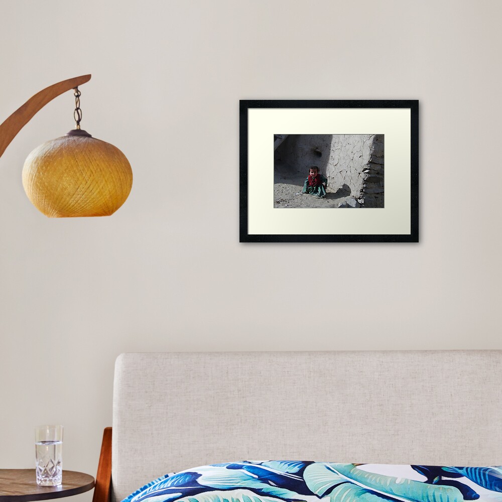 Girl (Afghanistan) Framed Art Print