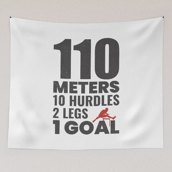 Item preview, Hurdles Hurdling Hurdler Running Runner Athletics designed and sold by CuteDesigns1.