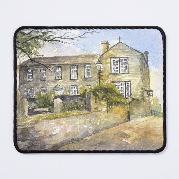 Item preview, Bronte Parsonage, Haworth - Bronte Country - Original Watercolour designed and sold by OnHeathAndMoor.