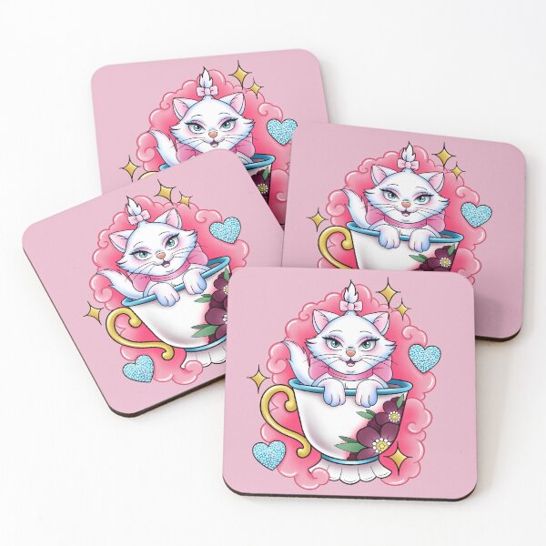Item preview, Kawaii Teacup Cloud Cat Marie Aristocats designed and sold by Pumpkin  Blood.
