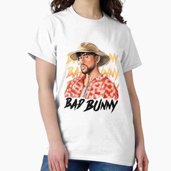 Item preview, Bad Bunny in Panama Hat Un Verano Sin Ti Illustration  designed and sold by OmoYolo.