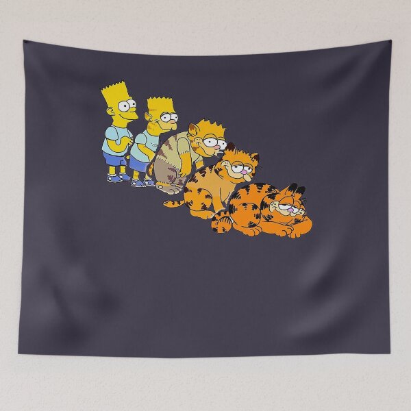 Item preview, Graphic Bart to Garfield designed and sold by AneteFrank.