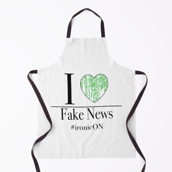 Item preview, I Love Fake News. #ironicON designed and sold by Kminos.