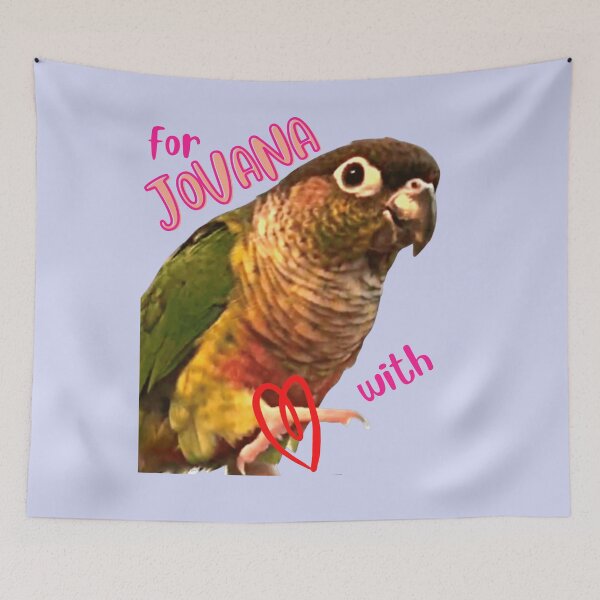 Item preview, Yellow Sided Green Cheek Conure parrot | from Conure with love | Small Parrot | Parakeet | Parrot lover designed and sold by TatianaLG.