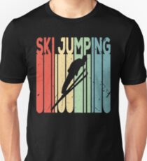 Ski Jumping Vintage Retro Unisex T-Shirt