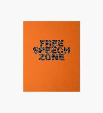 Free Speech Zone Art Board
