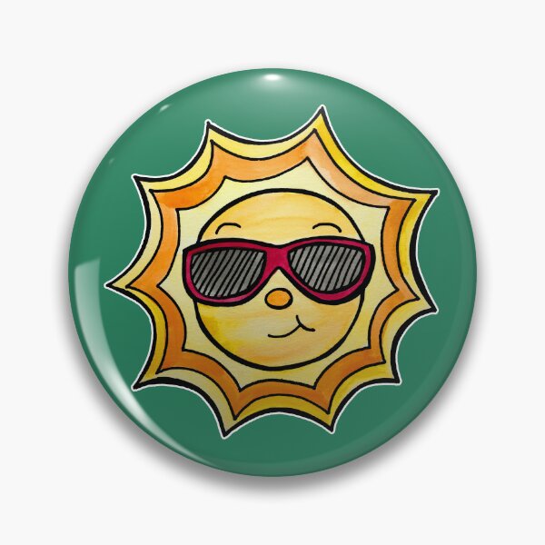 Item preview, Sunshine Wearing Sunglasses Watercolor designed and sold by kmstudio.