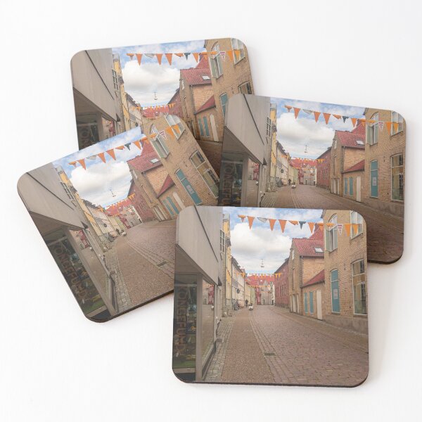 Item preview, Old town of Haderslev in Denmark designed and sold by MarcyDrones.
