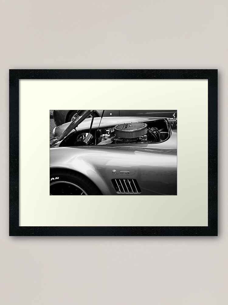 Alternate view of Classic AC Cobra Sports Car Framed Art Print