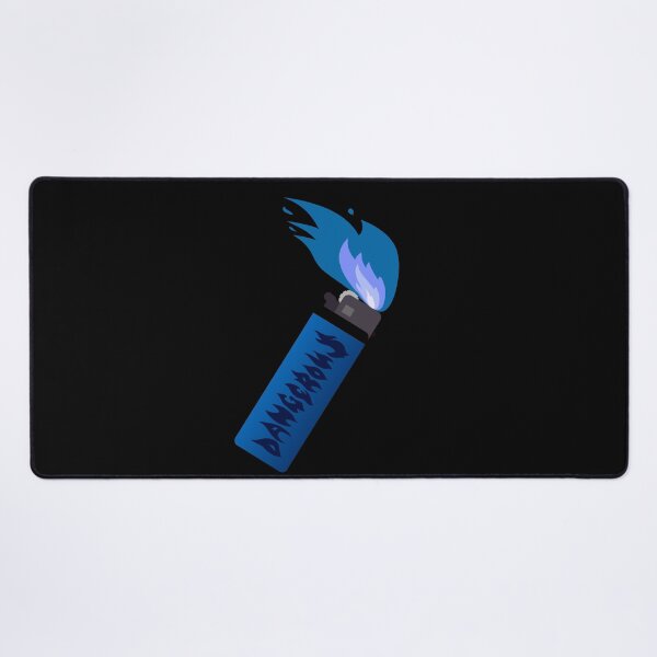 Item preview, DANGEROUS Blue Lighter Big Flame designed and sold by everything4eva.