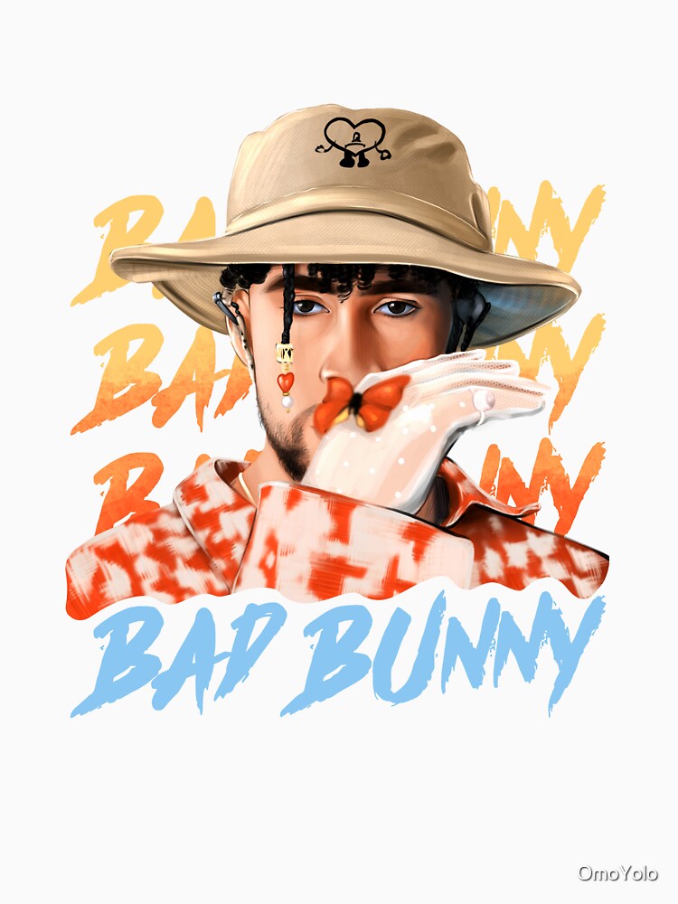 Bad Bunny in Panamahut Un Verano Sin Ti Illustration Toll T-Shirt