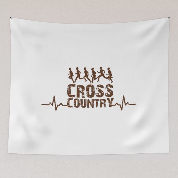 Item preview, Cross Country Racing Sports Heartbeats designed and sold by NathanStekelen.