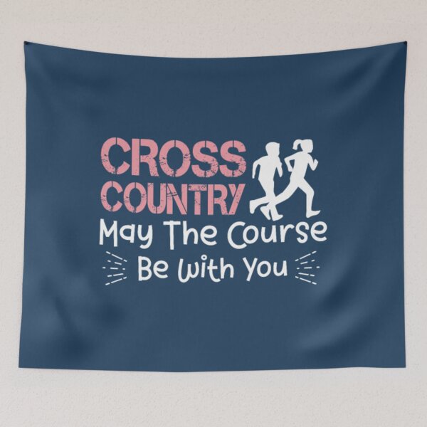 Item preview, Cross Country Runner Gift - May The Course Be With designed and sold by NathanStekelen.