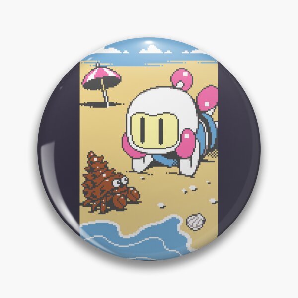 Item preview, Agile Quick Slimy-Like Round Creature Obstructs Panic Bomber W Beach Classic REtro designed and sold by Moore101Elizab.