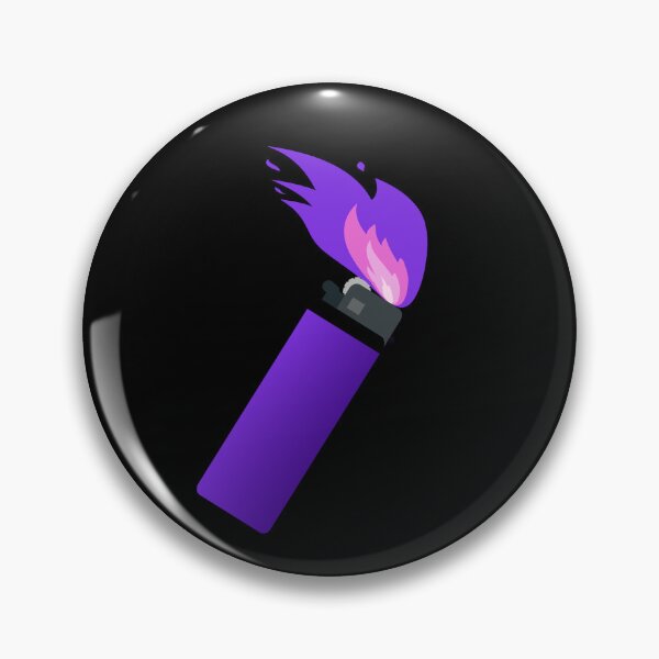 Item preview, Purple Lighter Big Flame designed and sold by everything4eva.