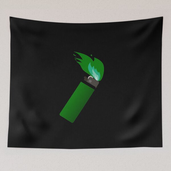 Item preview, Green Lighter Big Flame designed and sold by everything4eva.