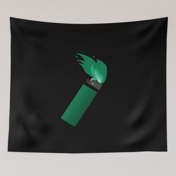 Item preview, Green Lighter Big Flame designed and sold by everything4eva.