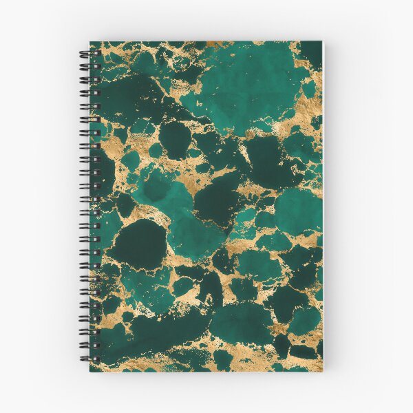 Item preview, Emerald Green and Gold abstract designed and sold by k9printart.