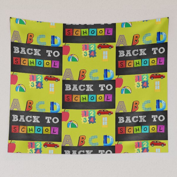 Item preview, Back to school illustration art design for kindergarten designed and sold by Sameera Amir.