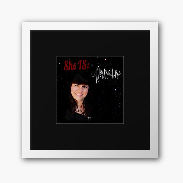She IS: Portraiture Framed Art Print