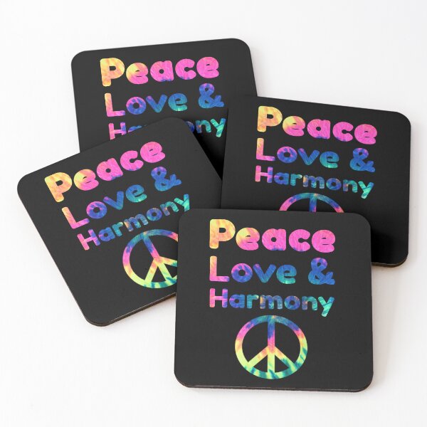 Item preview, Peace Love & Harmony Tie-Dye (Black) designed and sold by DesignBy79.