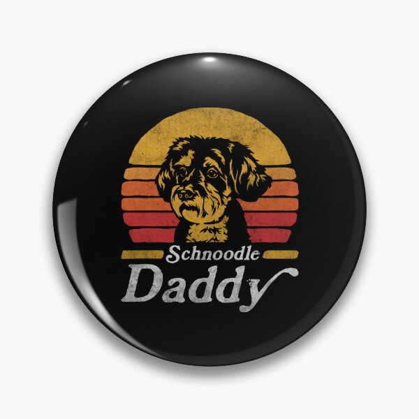 Item preview, Retro Vintage Schnoodle Daddy designed and sold by More Cute Dogs.