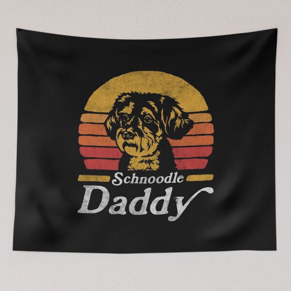 Item preview, Retro Vintage Schnoodle Daddy designed and sold by More Cute Dogs.