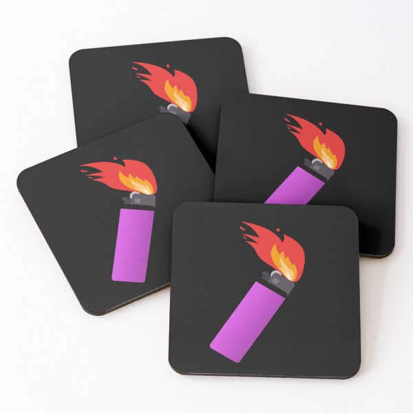 Item preview, Purple Lighter Big Flame designed and sold by everything4eva.