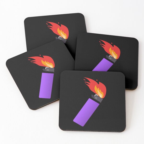 Item preview, Purple Lighter Big Flame designed and sold by everything4eva.