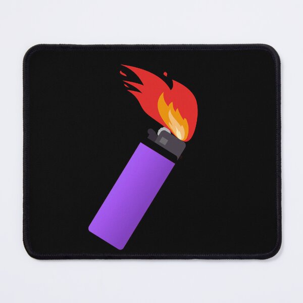 Item preview, Purple Lighter Big Flame designed and sold by everything4eva.