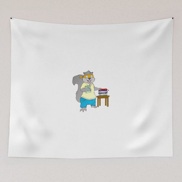 Item preview, Superhero Reading Squirrel designed and sold by jsj17.