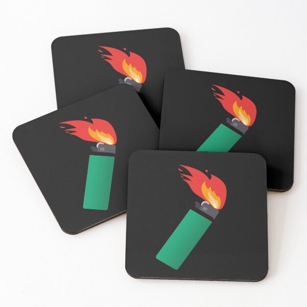 Item preview, Green Lighter Big Flame designed and sold by everything4eva.