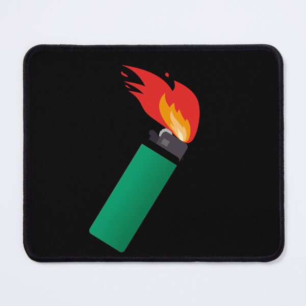 Item preview, Green Lighter Big Flame designed and sold by everything4eva.