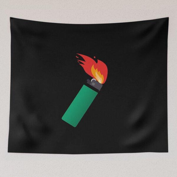 Item preview, Green Lighter Big Flame designed and sold by everything4eva.