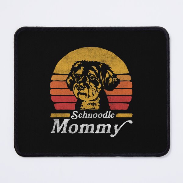Item preview, Retro Vintage Schnoodle Mommy designed and sold by More Cute Dogs.
