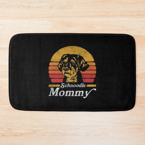 Item preview, Retro Vintage Schnoodle Mommy designed and sold by More Cute Dogs.