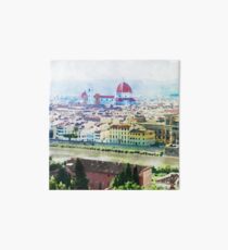 Aquarell von Florenz Italien Galeriedruck