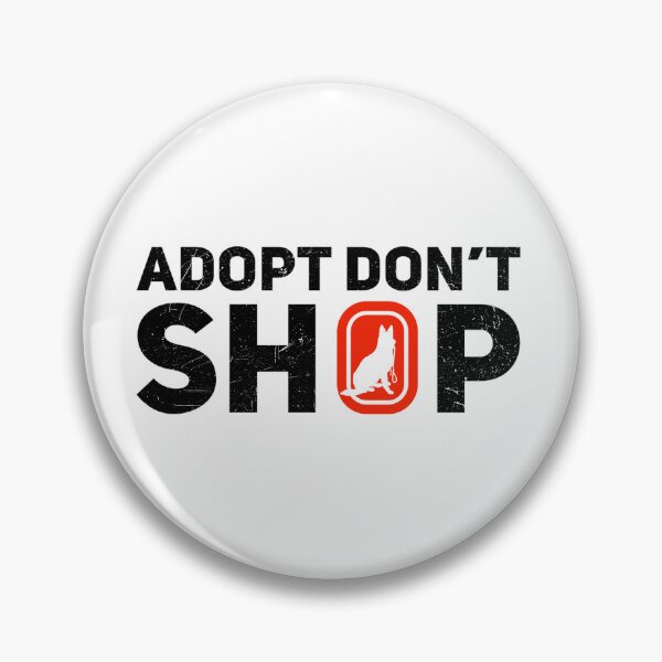 Item preview, Adopt don’t shop designed and sold by Elrcpinta.