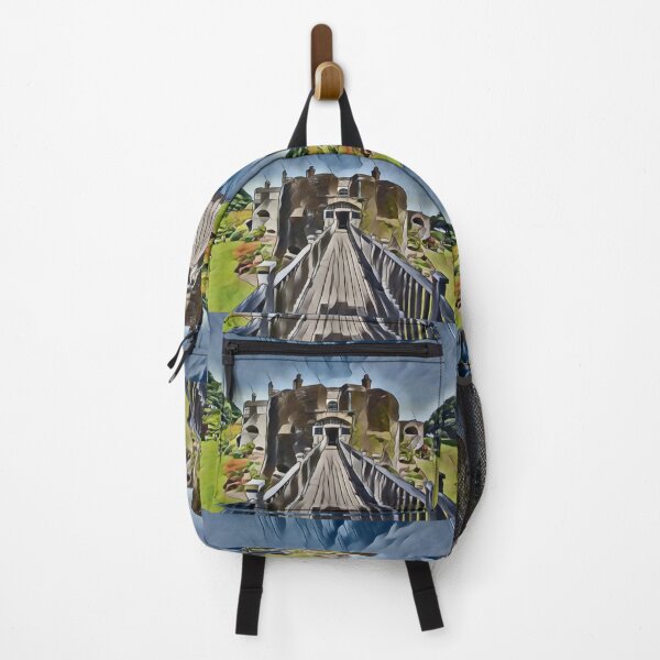 Item preview, Wide Angle Castle In Retro Pop designed and sold by Fearless-Fox.
