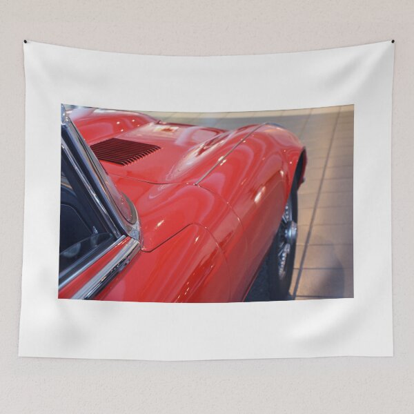 Item preview, Red shining hood of elegant vintage sport car designed and sold by oanaunciuleanu.