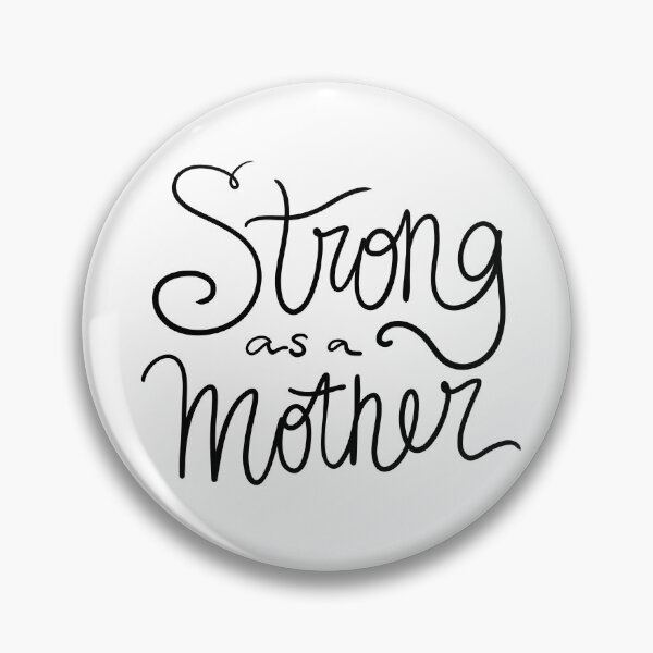 Item preview, Strong as a Mother Calligraphy designed and sold by kmstudio.