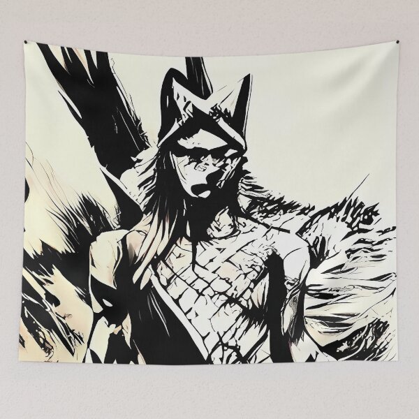 Item preview, Lone Wolf Warrior designed and sold by vulpeshaman.